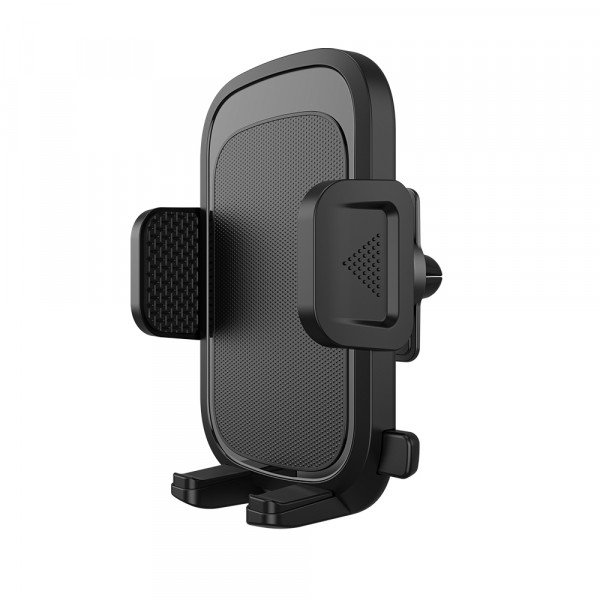 Wholesale Secure Clip-On Adjustable Cradle Air Vent Clip Cell Phone Car Holder C051 for Universal Cell Phones (Black)