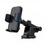 Wholesale Secure Grip Adjustable Clip Extended Reach Windshield and Dashboard Car Mount Holder C055 for Universal Cell Phones (Black)