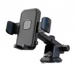 Wholesale Secure Grip Adjustable Clip Extended Reach Windshield and Dashboard Car Mount Holder C055 for Universal Cell Phones (Black)