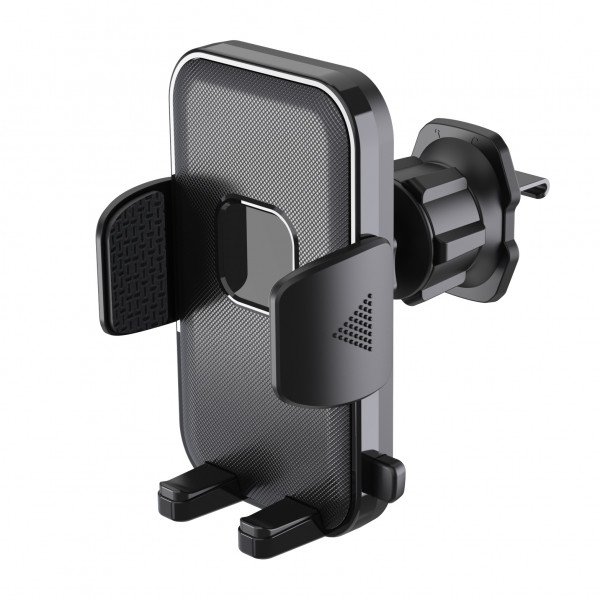Wholesale Secure Clip-On Adjustable Air Vent Car Phone Holder - Universal Cradle Mount for Smartphones for Universal Cell Phones (Black)