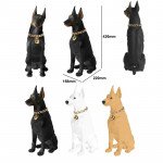 Wholesale Doberman Pinscher Design Bluetooth Speaker with Wired Microphone - High-Volume Audio System M210 for Universal Cell Phone And Bluetooth Device (Black)