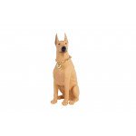 Wholesale Doberman Pinscher Design Bluetooth Speaker with Wired Microphone - High-Volume Audio System M210 for Universal Cell Phone And Bluetooth Device (Brown)