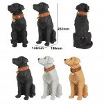 Wholesale Labrador Retriever Bluetooth Speaker Design with Collar Bell & Wired Microphone - Powerful Sound System M211 for Universal Cell Phone And Bluetooth Device (Black)