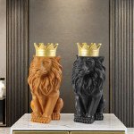 Wholesale Royal Lion King Bluetooth Speaker: Portable Audio with Crown Design CH-M57 for Universal Cell Phone And Bluetooth Device (Black)