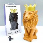 Wholesale Royal Lion King Bluetooth Speaker: Portable Audio with Crown Design CH-M57 for Universal Cell Phone And Bluetooth Device (Brown)