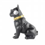 Wholesale Cool Pit Bull Bluetooth Speaker with LED Lights and Sunglasses - Portable Audio for Music Lovers CH-M58 for Universal Cell Phone And Bluetooth Device (Black)