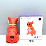 Wholesale Cool Pit Bull Bluetooth Speaker with LED Lights and Sunglasses - Portable Audio for Music Lovers CH-M58 for Universal Cell Phone And Bluetooth Device (Black)