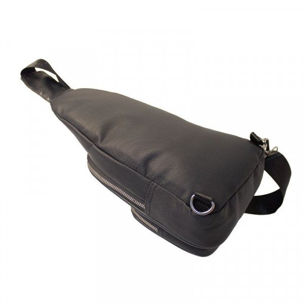 Wholesale Sling Bag Bluetooth Speaker with Adjustable Straps – Portable Music Player & Colorful LED Light (Black)