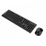 Wholesale 2.4GHz Wireless Keyboard and Mouse Combo 3 DPI Adjustable Cordless Full-Sized Ergonomic Keyboard Mouse USB Home Office Business Use CMK326 for Computer/Laptop/Windows/Mac (Black)