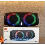 Wholesale Double RGB LED Ring Light Portable Wireless Bluetooth Speaker CHARGE5 for Universal Cell Phone And Bluetooth Device (Blue)