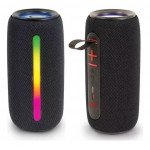 Wholesale Portable Bluetooth Speaker with RGB LED Light - Hi-Fi Sound Quality Wireless Audio Device ChargeP2Pro for Universal Cell Phone And Bluetooth Device (Black)
