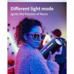 Wholesale Portable Bluetooth Speaker with RGB LED Light - Hi-Fi Sound Quality Wireless Audio Device ChargeP2Pro for Universal Cell Phone And Bluetooth Device (Camo)
