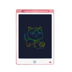 8.5 Inch LCD Writing Tablet for Kids, Colorful Doodle Board Drawing Tablet, Erasable Reusable Writing Pad, Educational Toy for Children Kid Party Outdoor and Indoor Play for Children Kid Party Outdoor and Indoor Play (Pink)