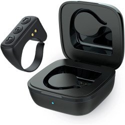 Bluetooth Wireless TIKTOK Ring Video Music Remote Controller Camera Shutter Selfie Button DO1PRO for Universal Phones (Black) Bluetooth Wireless TIKTOK Ring Video Music Remote Controller Camera Shutter Selfie Button DO1PRO for Universal Phones (Black)