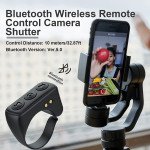 Wholesale Bluetooth Wireless TIKTOK Ring Video Music Remote Controller Camera Shutter Selfie Button DO1PRO for Universal Phones (Black)