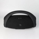 Boomsbox Mini Drum Style Wireless FM Radio Bluetooth Speaker With Handle C2B for Universal Cell Phone And Bluetooth Device (Black)