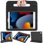 Wholesale Silicone Convertible Handle Stand Kid Friendly Shockproof Durable Protective Cover Case for for Apple iPad 10.2 8th / 7th Gen [2021 / 2020 / 2019] (Black)