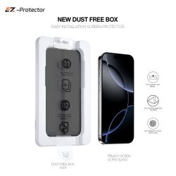 2-Pack Premium HD Privacy Anti-Spy Tempered Glass Screen Shield with Easy Installation Kit for Apple iPhone 17 / 17 Pro / 16 Pro (Black) 2-Pack Premium HD Privacy Anti-Spy Tempered Glass Screen Shield with Easy Installation Kit for Apple iPhone 17 / 17 Pro / 16 Pro (Black)