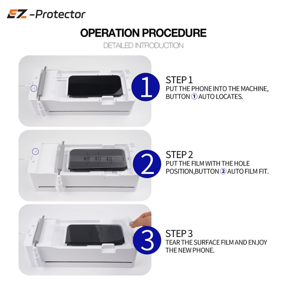 Wholesale EZ Protector AI Screen Protector Application Machine for ...