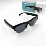 Wholesale Ultra Light Frame Smart Glasses Bluetooth Wireless Stereo Music Audio Sunglasses F06 for Universal Cell Phone And Bluetooth Device (Black)