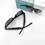 Wholesale Ultra Light Frame Smart Glasses Bluetooth Wireless Stereo Music Audio Sunglasses F06 for Universal Cell Phone And Bluetooth Device (Black)