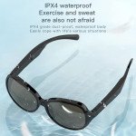 Wholesale Bluetooth Wireless Audio Sunglasses with Ultra-Light Frame and High-Fidelity Stereo Sound F07 for Universal Cell Phone And Bluetooth Device (Black)
