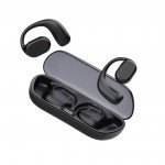 Wholesale Open-Ear Style TWS Bluetooth Wireless Headset Gaming Earbuds Stereo Sound With Battery Indicator F100 for Universal Cell Phone And Bluetooth Device (Black)