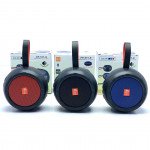 Wholesale Round Solar Powered Portable Bluetooth Speaker Radio System FP511 for Universal Cell Phone And Bluetooth Device (Blue)