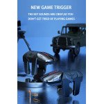 Wholesale 6-Finger Gaming Trigger for Mobile Phones - Enhanced Sensitivity and Control G21 for Universal Cell Phone And Bluetooth Device (Black)