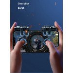 Wholesale 6-Finger Gaming Trigger for Mobile Phones - Enhanced Sensitivity and Control G21 for Universal Cell Phone And Bluetooth Device (Black)