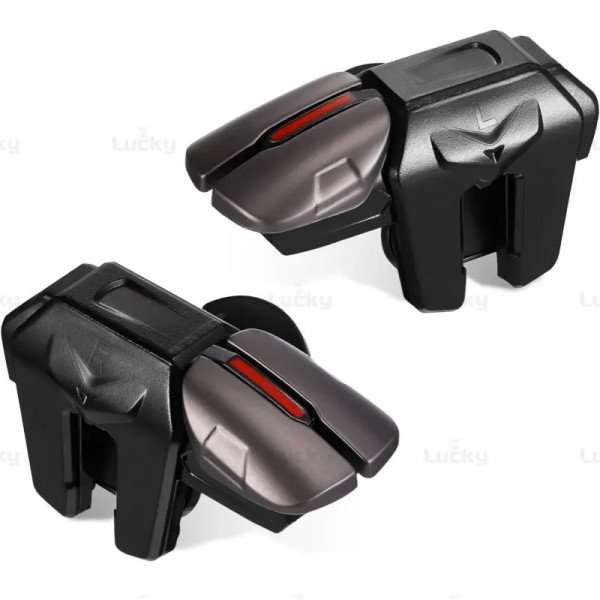 Wholesale 6-Finger Gaming Trigger for Mobile Phones - Enhanced Sensitivity and Control G21 for Universal Cell Phone And Bluetooth Device (Black)