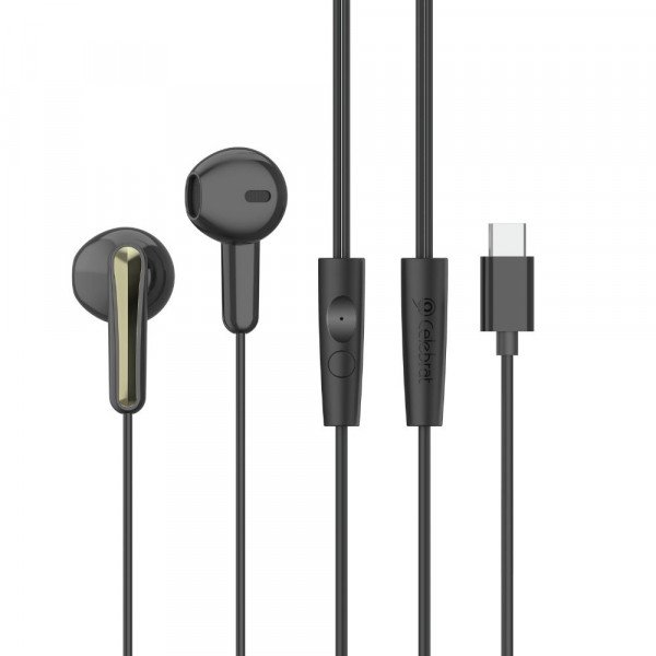 Wholesale Professional USB Type-C Earbuds with Mic - HiFi Stereo Noise Isolation Headphones for Universal Cell Phone And Devices (Black)