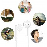 Wholesale USB Type-C Wired Earbuds Headset Stereo Sound with Mic and Volume Control for Universal Type-C Port Android Cell Phone and Device (White)