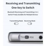 Wholesale Bluetooth AUX Receiver Dual Connection Wireless Adapter for Music, Calls, Stereo Speaker with Mic GR11 for Universal Cell Phone, Device and More (Black)