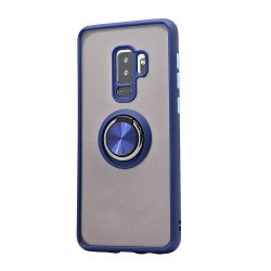 Tuff Slim Armor Hybrid Ring Stand Case for Samsung Galaxy S9 (Navy Blue)