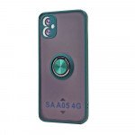 Tuff Slim Armor Hybrid Ring Stand Case for Samsung Galaxy A05 (Green)