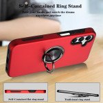 Wholesale Dual Layer Armor Hybrid Stand Ring Case for Samsung Galaxy A05s (Red)
