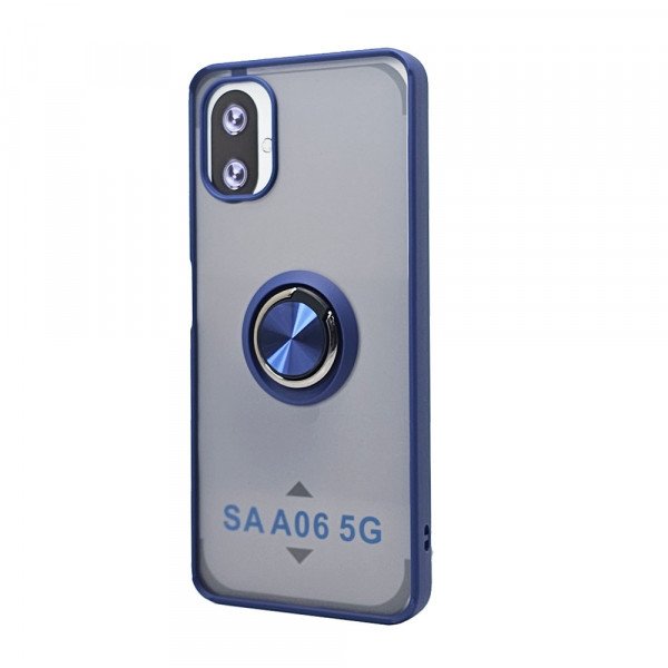 Wholesale Tuff Slim Armor Hybrid Ring Stand Case for Samsung Galaxy A06 5G (Navy Blue)