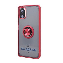 Tuff Slim Armor Hybrid Ring Stand Case for Samsung Galaxy A06 5G (Red)