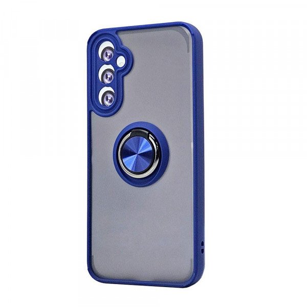 Wholesale Tuff Slim Armor Hybrid Ring Stand Case for Samsung Galaxy A16 5G (Navy Blue)