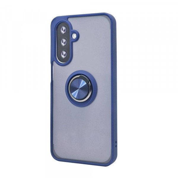 Wholesale Tuff Slim Armor Hybrid Ring Stand Case for Samsung Galaxy A36 / A56 5G (Navy Blue)