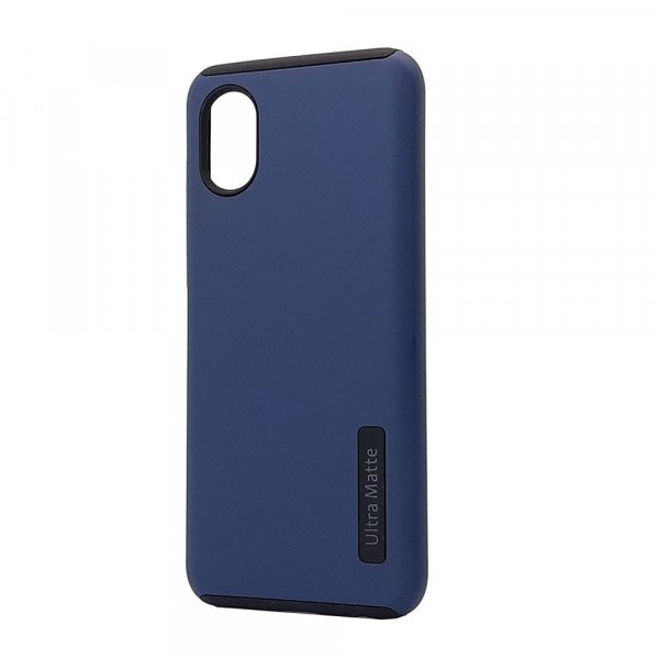 Wholesale Ultra Matte Armor Hybrid Case for Samsung Galaxy A03 Core (Navy Blue)