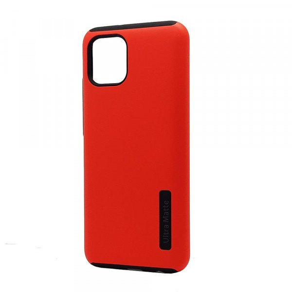 Wholesale Ultra Matte Armor Hybrid Case for Samsung Galaxy A03 (Red)
