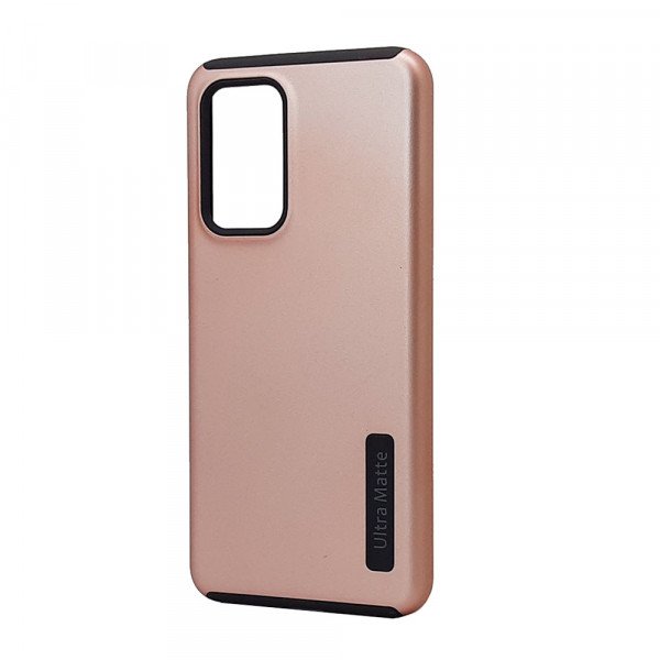 Wholesale Ultra Matte Armor Hybrid Case for Samsung Galaxy A33 5G (Rose Gold)