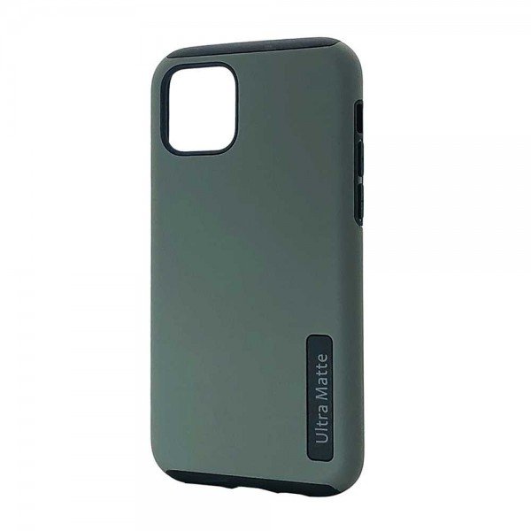 Wholesale Ultra Matte Armor Hybrid Case for Apple iPhone 11 [6.1] (Gray)