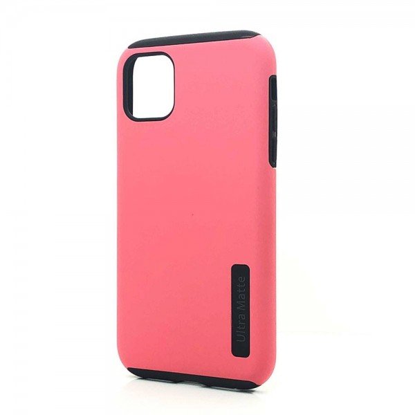 Wholesale Ultra Matte Armor Hybrid Case for Apple iPhone 11 [6.1] (Hot Pink)