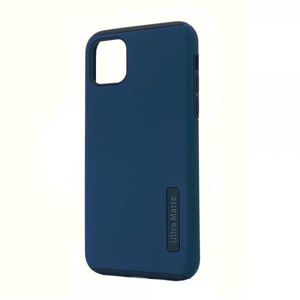 Wholesale Ultra Matte Armor Hybrid Case for Apple iPhone 11 [6.1] (Navy Blue)