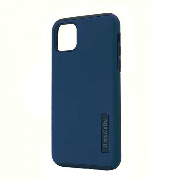 Wholesale Ultra Matte Armor Hybrid Case for Apple iPhone 11 Pro Max (Navy Blue)