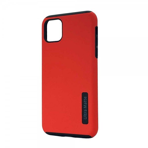 Wholesale Ultra Matte Armor Hybrid Case for Apple iPhone 11 [6.1] (Red)