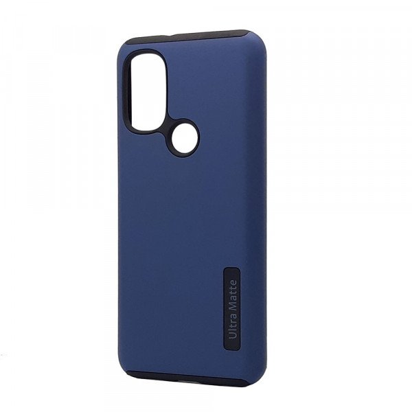 Wholesale Ultra Matte Armor Hybrid Case for Motorola Moto G Power 2022 (Navy Blue)